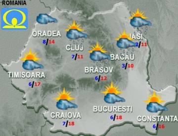 ANM: Vremea se menţine caldă