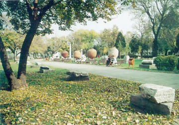 Parcul Arheologic din faţa Primăriei Constanţa, supravegheat video pentru prevenirea vandalismului