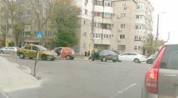 Accident rutier pe bulevardul Mamaia