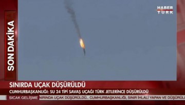 ALERTĂ Turcia a doborât un avion de vânătoare rus la frontiera sa cu Siria