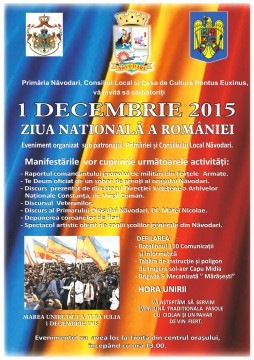 Ziua naţională, sărbătorită cu fast la Năvodari