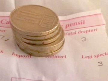 Pensiile cresc cu 5% în 2016