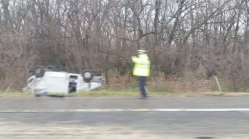 Accident rutier teribil pe A2