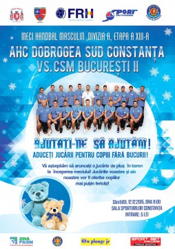 “Zâmbet prin handbal”, campanie iniţiată în Constanţa