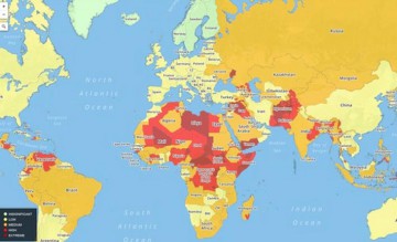 Topul celor mai periculoase 15 ţări pentru turişti în 2016