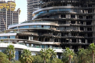 Cum arată acum hotelul de lux din Dubai cuprins de flăcări în seara de Revelion