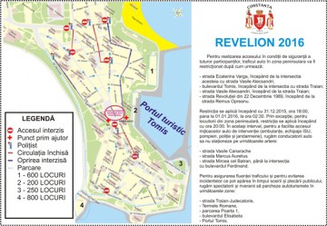 Revelion în Piața Ovidiu: iată restricțiile de circulație în zonă!