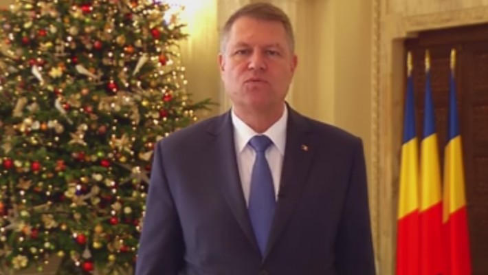 Mesajul lui Klaus Iohannis pentru români de Anul Nou