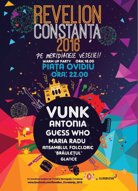 Primăria Constanţa organizează Revelion 2016 în Piaţa Ovidiu Primăria Constanţa organizează Revelion 2016 în Piaţa Ovidiu