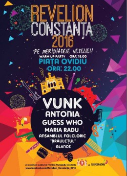 Primăria Constanţa organizează Revelion 2016 în Piaţa Ovidiu