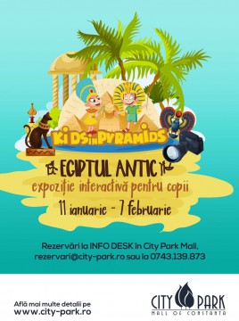 Egiptul Antic expoziţie interactivă pentru cei mici