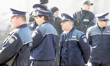 Poliţiştii constănţeni au protestat la Bucureşti
