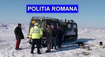 Constanţa: paznic la eoliene, blocat trei zile în nămeţi!