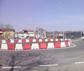 Sensul giratoriu de la Ovidiu, amânat până la primăvară