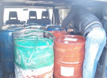 Motorină confiscată la Isaceea