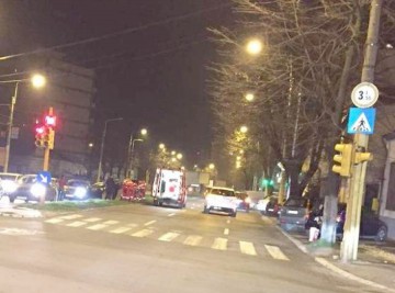 Pieton beat turtă, accidentat în staţia RATC abator