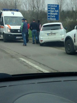 Accident rutier în zona Dedeman: o persoană a fost rănită