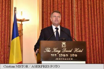 Iohannis: M-a uns la suflet că toți oficialii israelieni mi-au spus că îi apreciază pe originarii din România