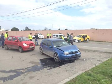Două femei, victimele unui accident rutier petrecut lângă cimitir