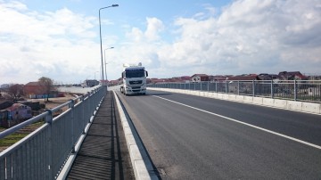 Podul de la Agigea poate fi închis! Breteaua rutieră de legătură cu DN 39 a fost deschisă