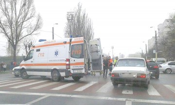 Minor lovit pe trecerea de pietoni pe bulevardul I.C. Brătianu