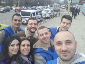Tinerii de la PMP, amendaţi de Poliţia Rutieră!