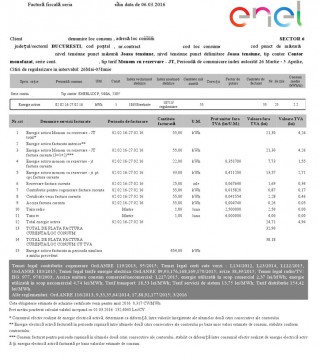 Furnizorii au început să emită noile facturi de electricitate