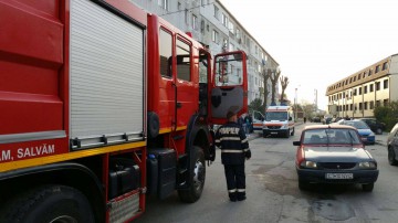 Explozie la Năvodari! Un bărbat a fost transportat la spital cu arsuri de gradul 2