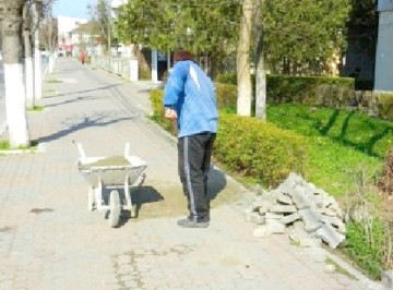 Lucrări la infrastructură, în Medgidia