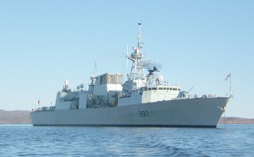 Fregata Hmcs Fredericton, în Portul Constanţa