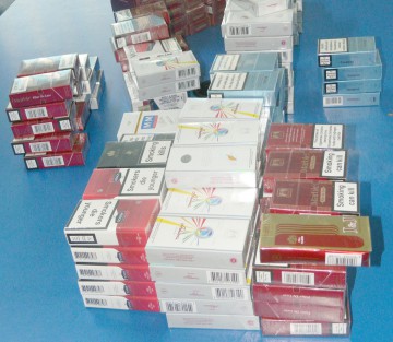 Ţigări şi alcool de contrabandă, confiscate la Midia