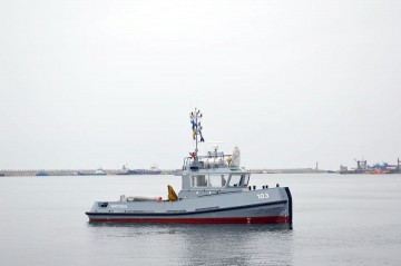 Un remorcher nou intră în serviciul Forţelor Navale