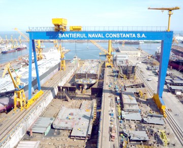 Şantierul Naval Constanţa a declarat un profit record pentru 2015