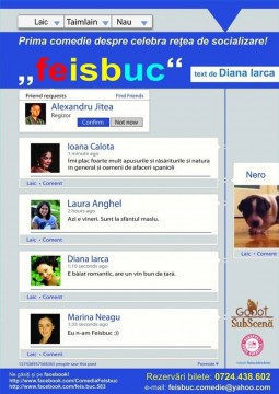 Piesa de teatru „Feisbuc” ajunge la Constanţa
