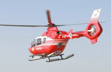 Accident la Agigea: un bărbat a fost transportat la spital cu elicopterul