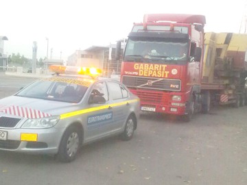 Sud-Estul României va fi tranzitat de un transport agabaritic