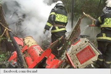 TRAGEDIE AVIATICĂ: Un elicopter al SMURD Iaşi s-a prăbuşit în Moldova