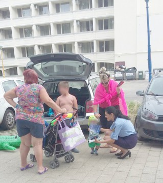 Poliţiştii au luat la pas Mamaia, să informeze turiştii pe tema infractorilor!