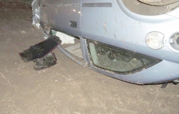 S-a răsturnat cu maşina, în drum spre Faclia!