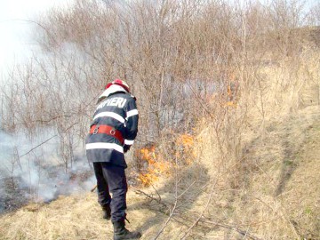 Incendiile de vegetaţie uscată fac ravagii la Constanţa