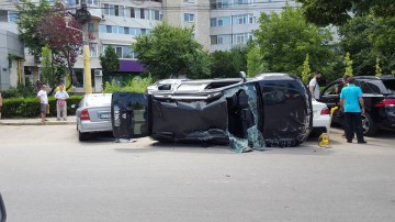Accident rutier în zona Dacia: un afacerist turc S-A DAT PESTE CAP CU MAŞINA!