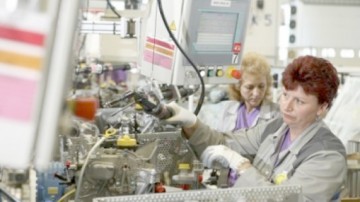 Producţia industrială a crescut cu 1,4%