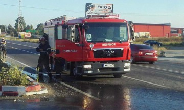 GRAV ACCIDENT RUTIER pe drumul care leagă Ovidiu de Lumina