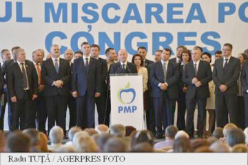 Congresele reunite ale PMP şi UNPR au aprobat în unanimitate fuziunea