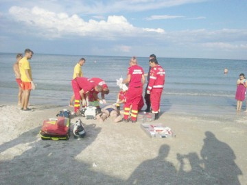 Un bărbat de 70 de ani a murit înecat în Mamaia