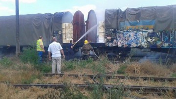 INCENDIU ÎN PORTUL CONSTANȚA