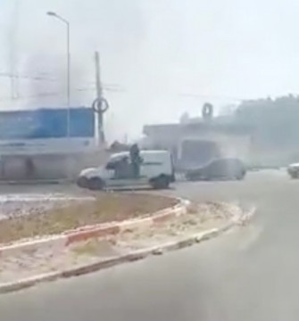 Incendiu pe variantă, zona Leroy Merlin
