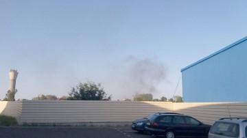 A luat foc gunoiul din zona fostei fabrici de conserve