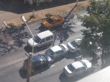 Tamponare în lanț pe bulevardul Tomis!