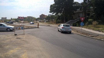 Un nou sens giratoriu pe drumul care leagă Constanţa de Năvodari